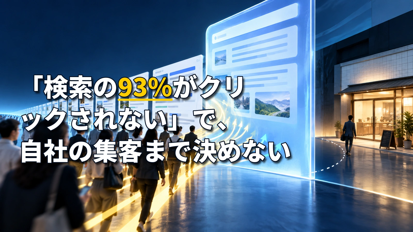 AI検索でクリックされない現象と自社の集客判断